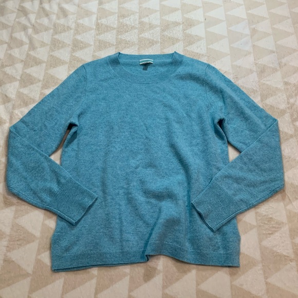 J crew k1313 everyday cashmere crewneck mineral - Picture 2 of 5